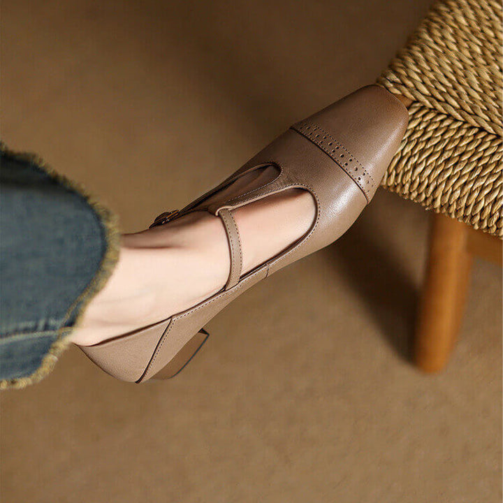 Marien Sleek Leather Flats