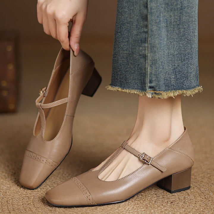 Marien Sleek Leather Flats