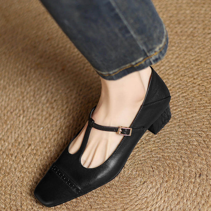 Marien Sleek Leather Flats