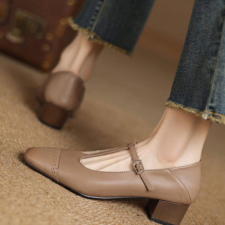 Marien Sleek Leather Flats
