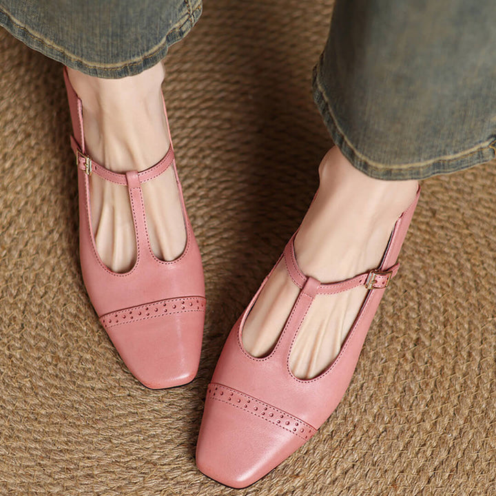 Marien Sleek Leather Flats