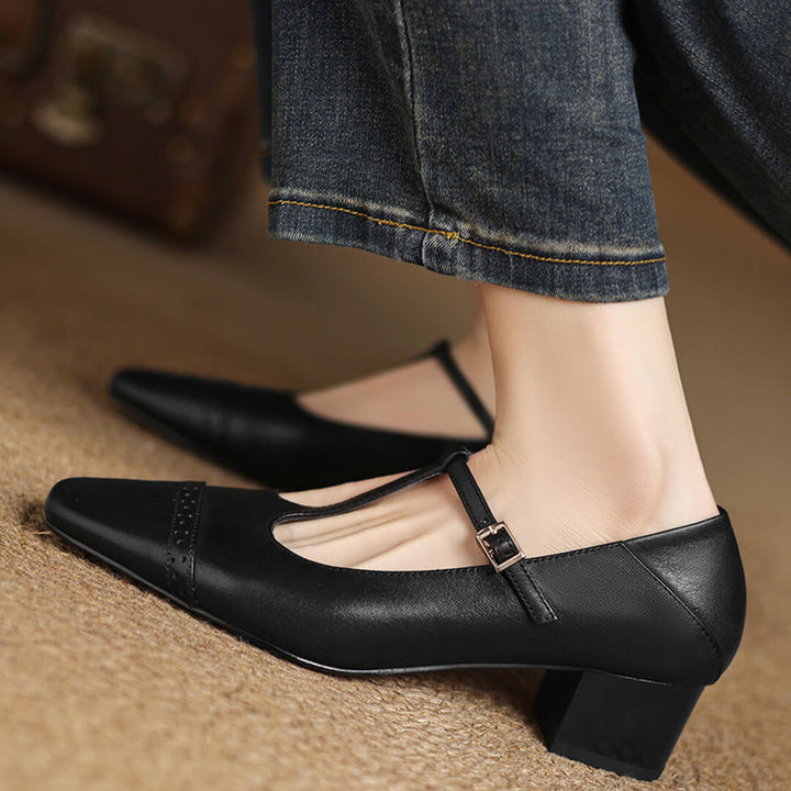 Marien Sleek Leather Flats