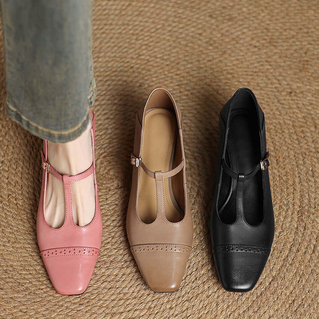 Marien Sleek Leather Flats