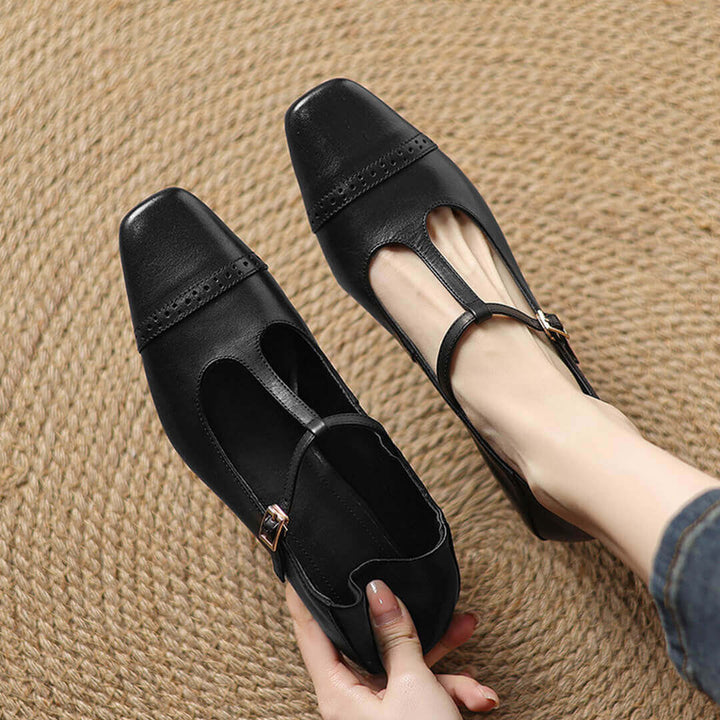 Marien Sleek Leather Flats
