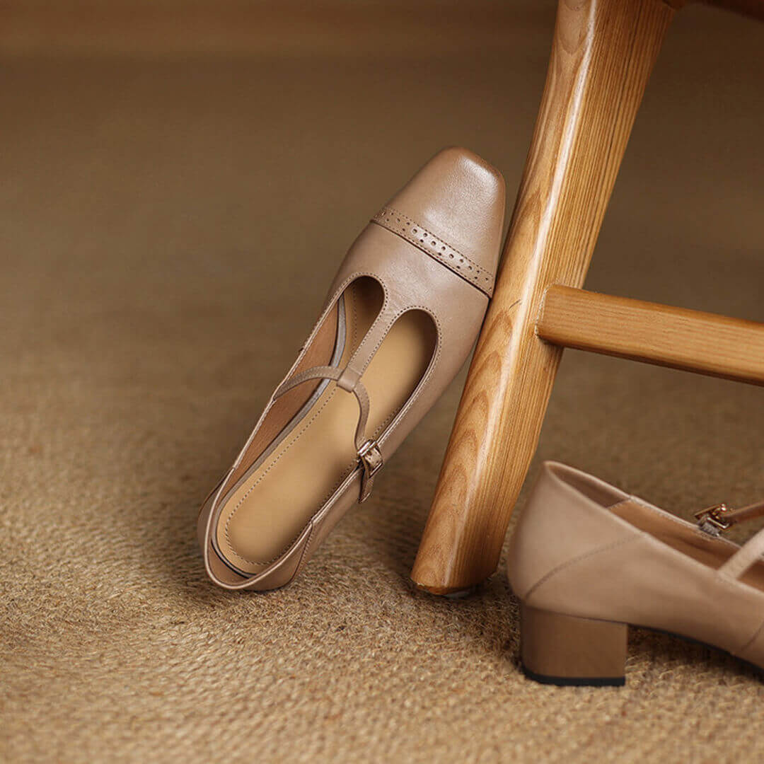 Marien Sleek Leather Flats