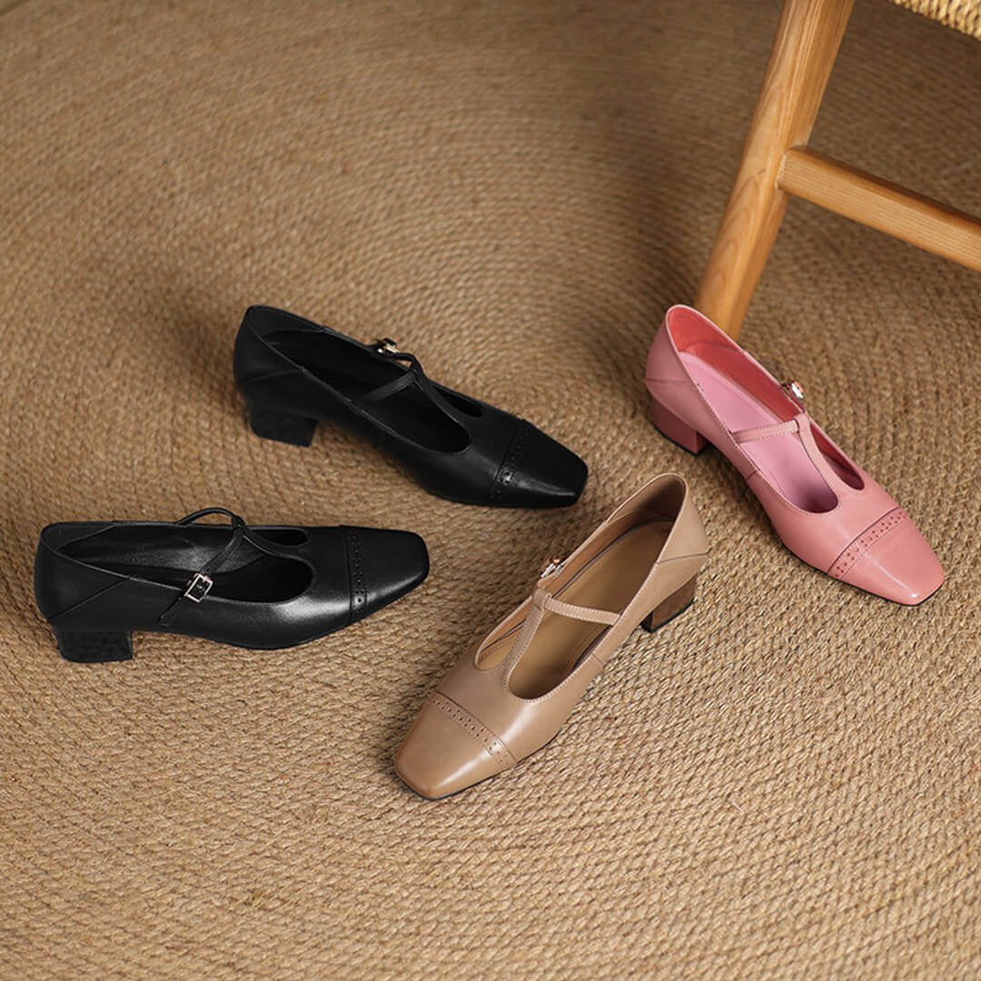 Marien Sleek Leather Flats