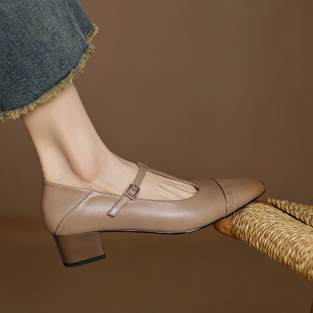 Marien Sleek Leather Flats