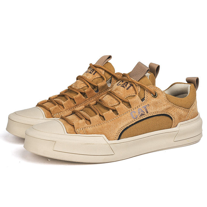 UrbanEdge Rugged Leather Sneakers